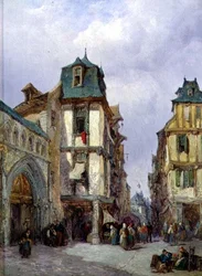 Femmes de la ville faisant des courses